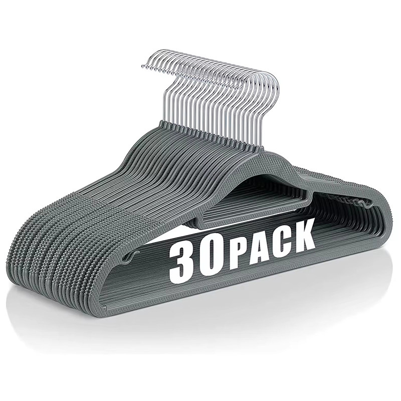 亚马逊出口家用防滑衣架衣柜无痕衣挂时尚衣撑干湿两用晾晒衣服架,收纳整理,植绒衣架/布衣架,淘宝优惠券,粉丝福利购,淘宝优惠卷