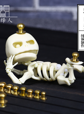 diy纯铜和尚头财布扣奶嘴钉
