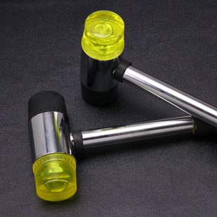 钢管柄安装锤小胶锤子橡皮锤双头尼龙锤橡皮榔头可更换锤头橡胶锤