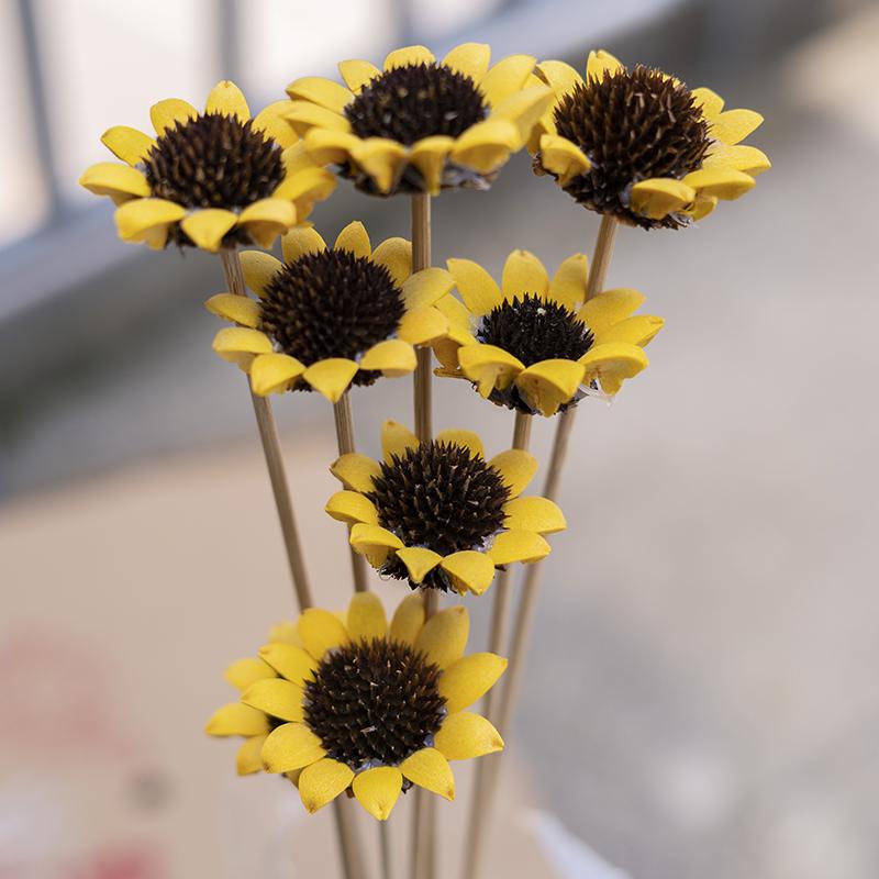 永生干花太阳花手工植物干花花束