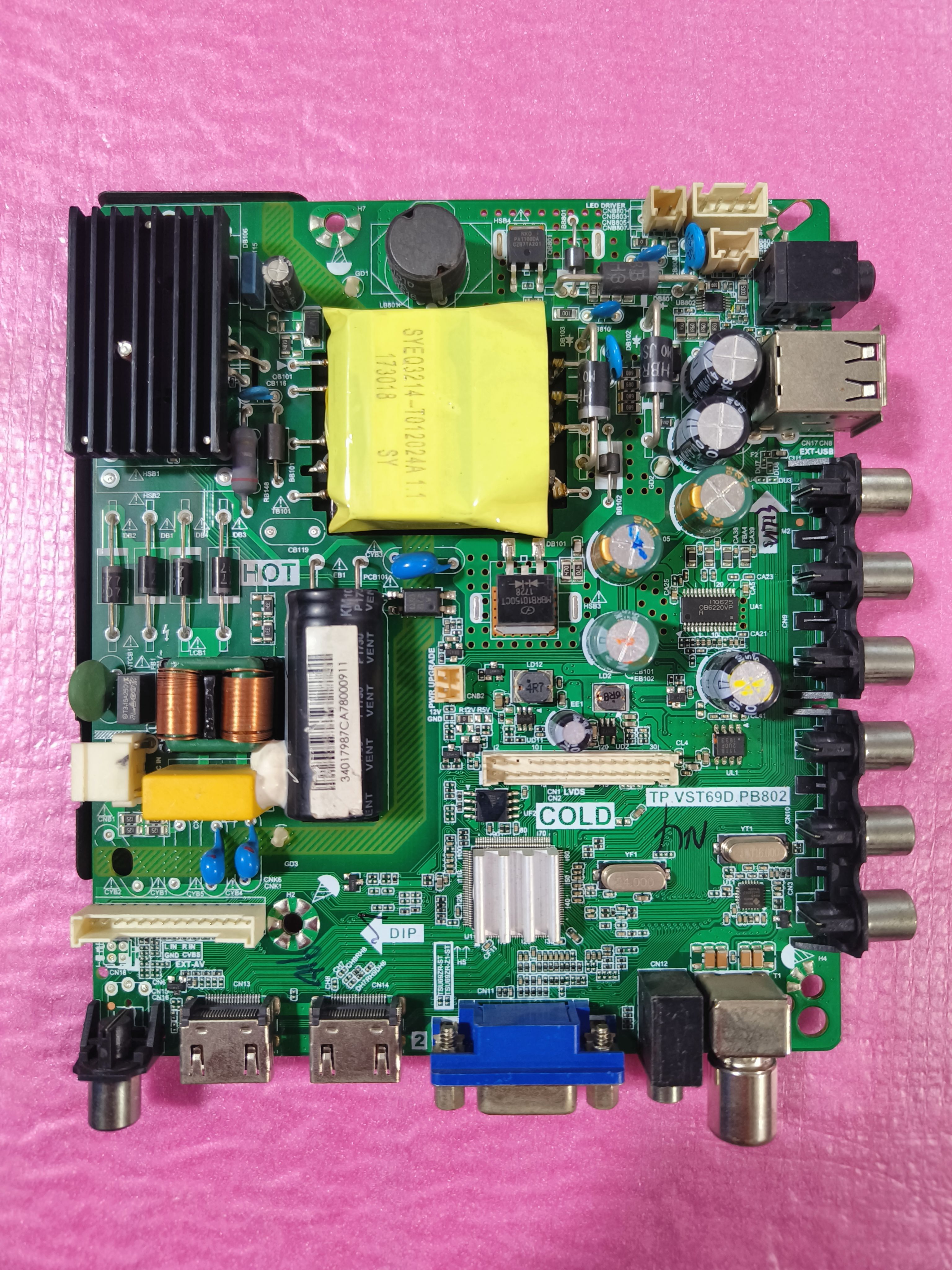 原装康佳LED39E330C主板TP.VST69D.PB802 屏72000023YTAK/66YT
