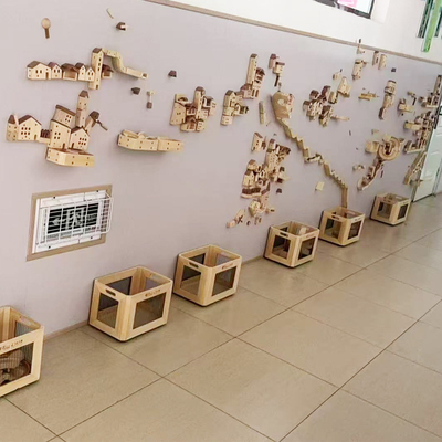 MINI小城市幼儿3D构建类木制游戏