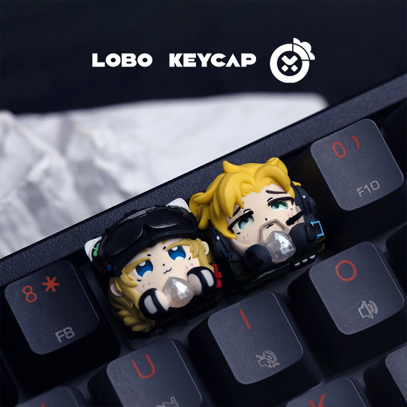 三角洲露娜麦晓雯蜂医蝶非洲之心海洋之泪键帽单个性树脂机械ESC