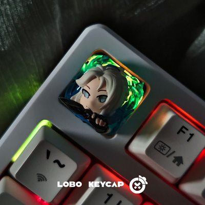 捷风键帽无畏契多动作透光打瓦罗兰特树脂个性机械键盘单颗ESC