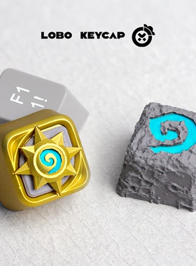 炉石传说&魔兽世界系列主题透光个性键帽单个树脂机械键盘帽ESC