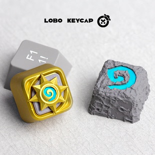 炉石传说&魔兽世界系列主题透光个性键帽单个树脂机械键盘帽ESC