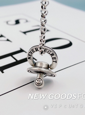 纯银复古原创手工配饰学生吊坠