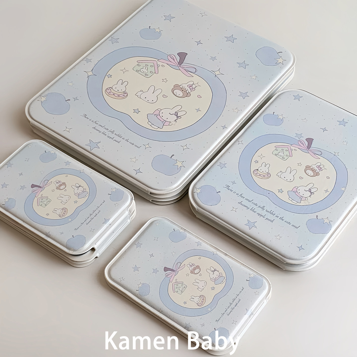 可爱折叠镜子化妆镜女学生宿舍办公室桌面可立随身便携小镜子手持