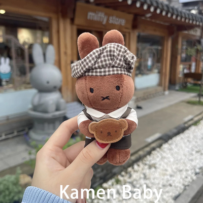 韩国庆州限定面包厨师毛绒包挂件