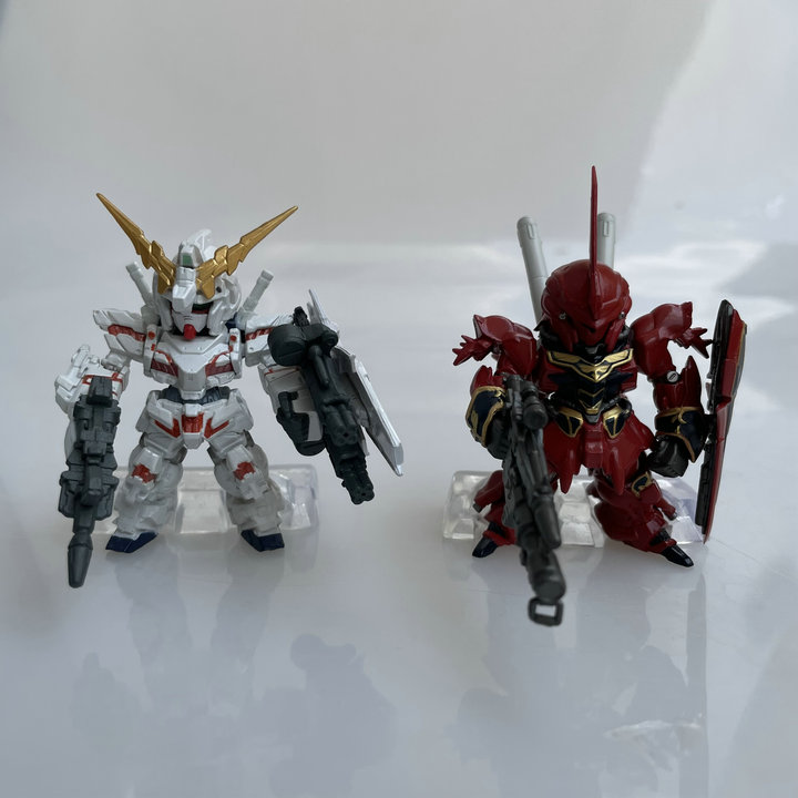 正版散货 无盒内袋未拆 FW SP02 电镀新安洲 独角兽 高达收藏摆件