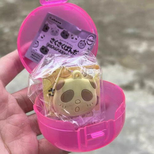 正版散货 KABAYA 卡巴也 熊猫造型巧克力饼干 微缩吊饰 挂件扭蛋