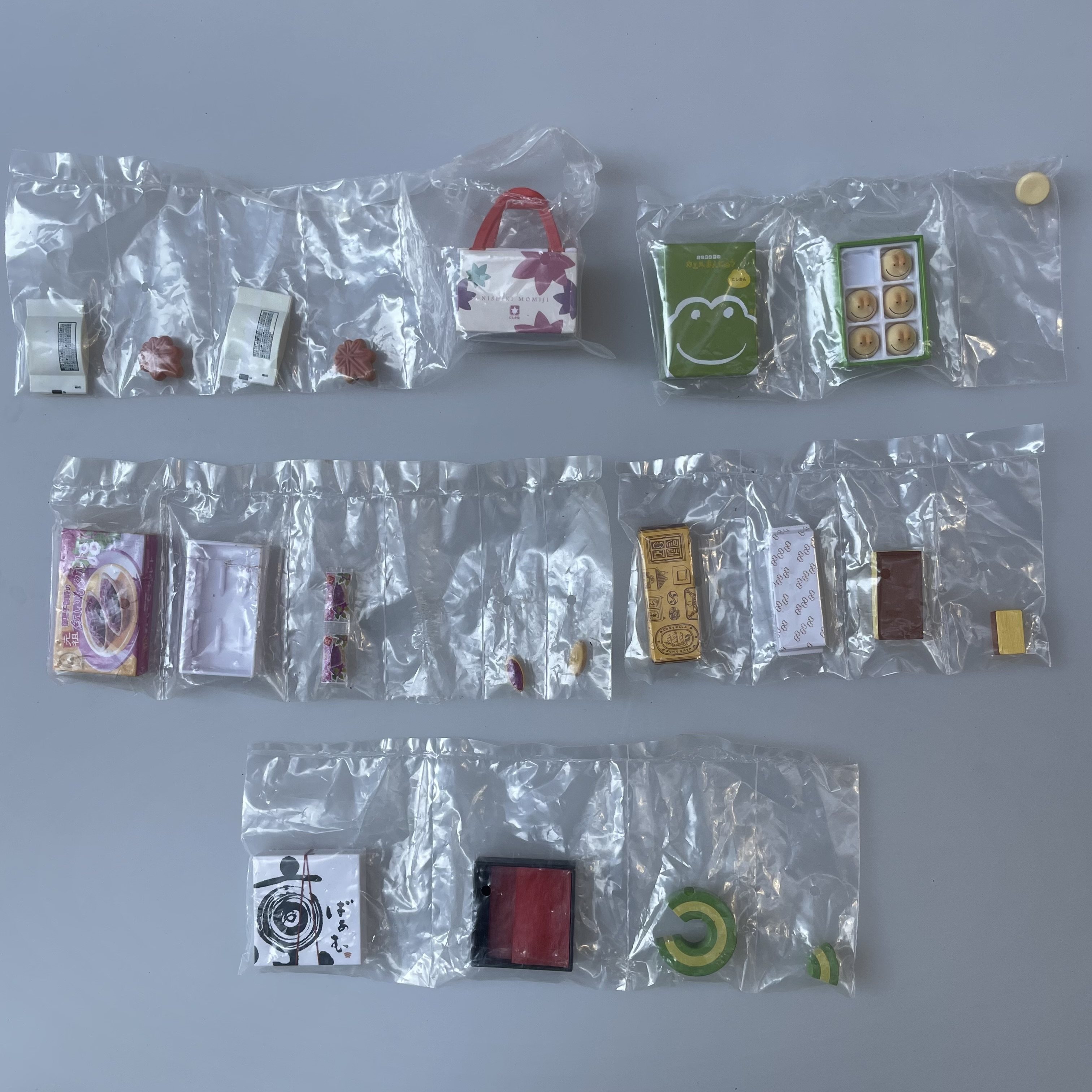 正版散货 万代 仿真日本微缩 手土产2弹 摆件模型 食玩玩具没内袋