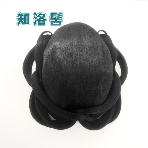 素皙甜甜圈知洛髻汉服假发一体式懒人唐宋明制打底发圈垫发包发髻