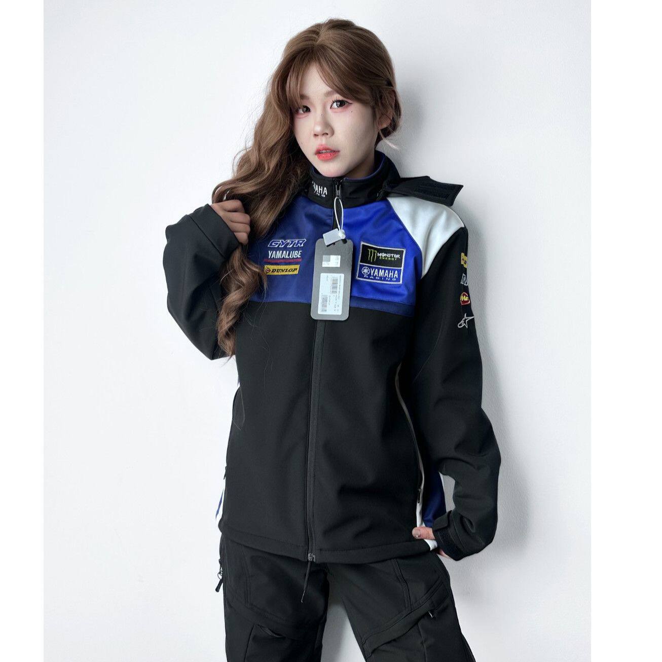 摩托车骑行服冲锋衣外套机车服防风防水夹克秋冬款