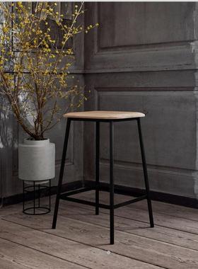 Facnt  barstool北欧设计吧椅酒店餐厅样板房酒吧颜色可定制地产