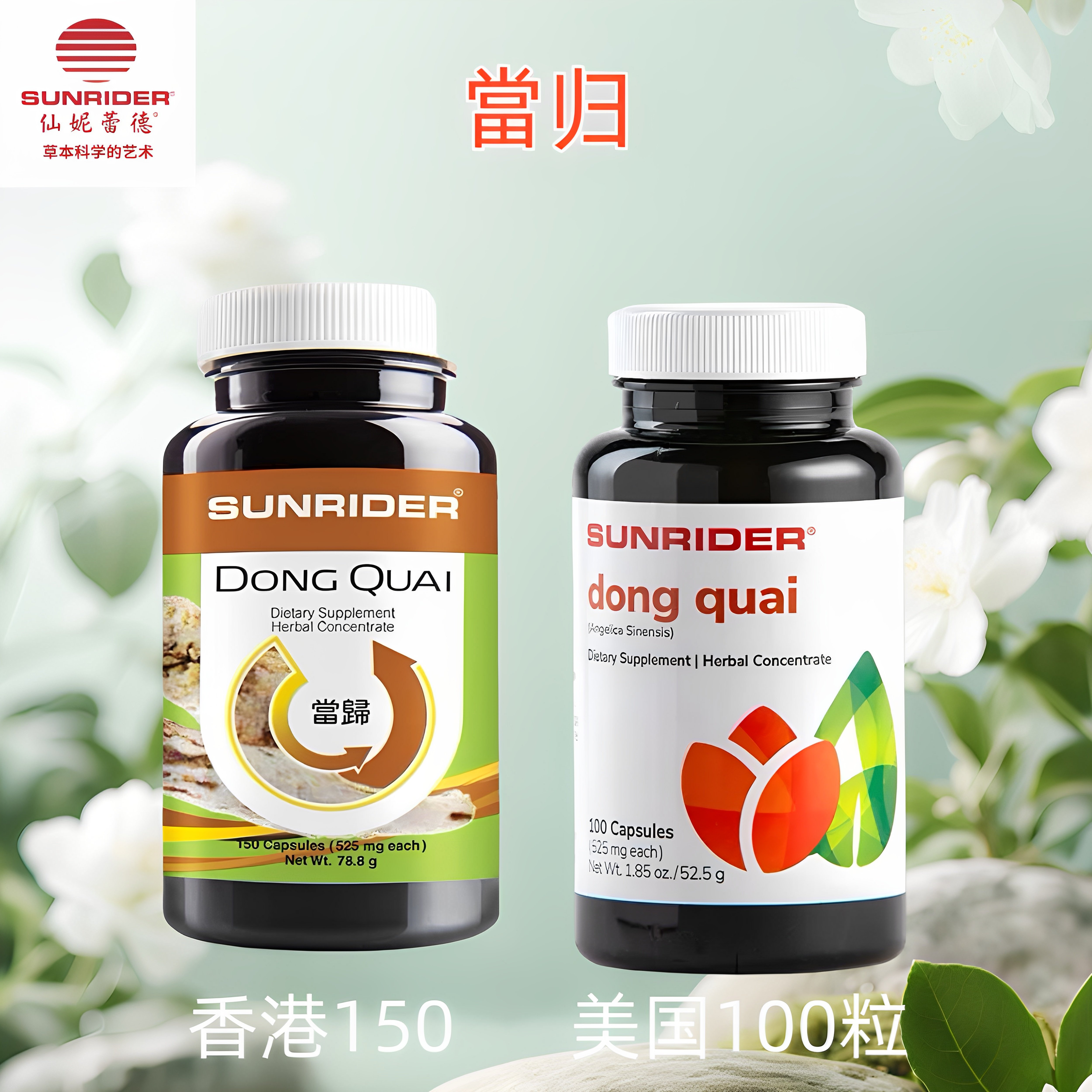 仙妮蕾德  专柜正品当归150粒补气养血双补女生女性气血不足贫血