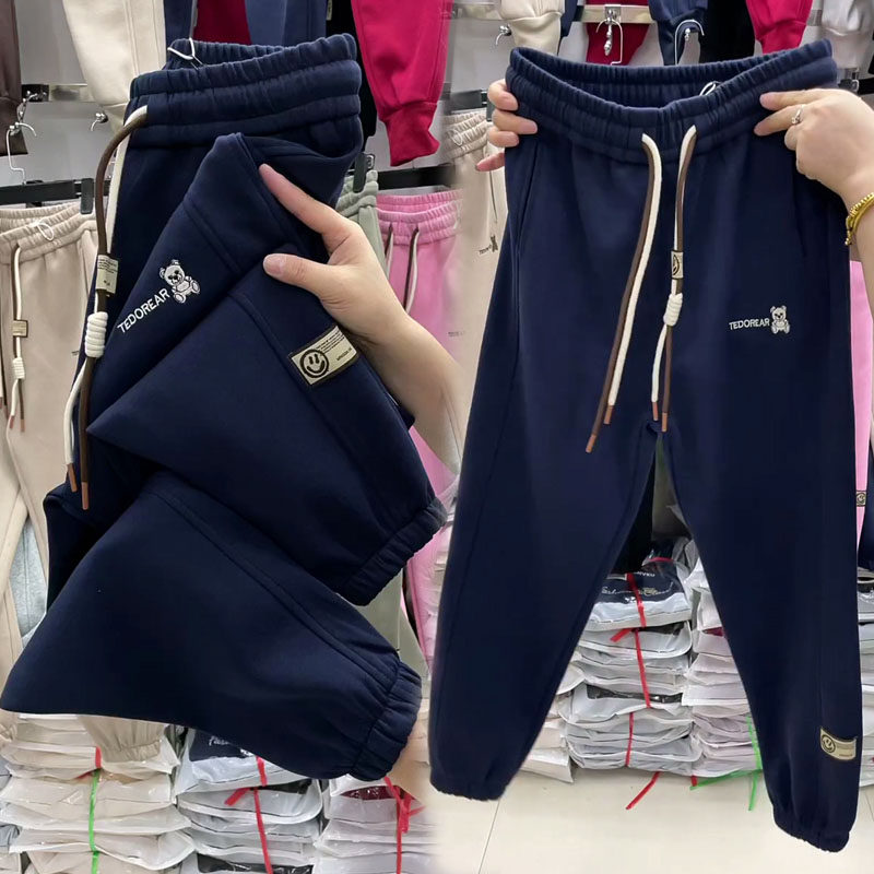 纯棉休闲运动裤女2025春季新款宽松百搭九分裤洋气显瘦小个子卫裤,女装/女士精品,卫裤,淘宝优惠券,粉丝福利购,淘宝优惠卷