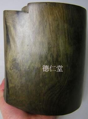 四川雅安千年金丝楠阴沉木料笔筒料雕刻料快料藏品礼品木料J