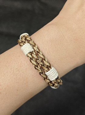 网红学生平价编织手环可调节简约素圈手链情侣闺蜜女个性文艺