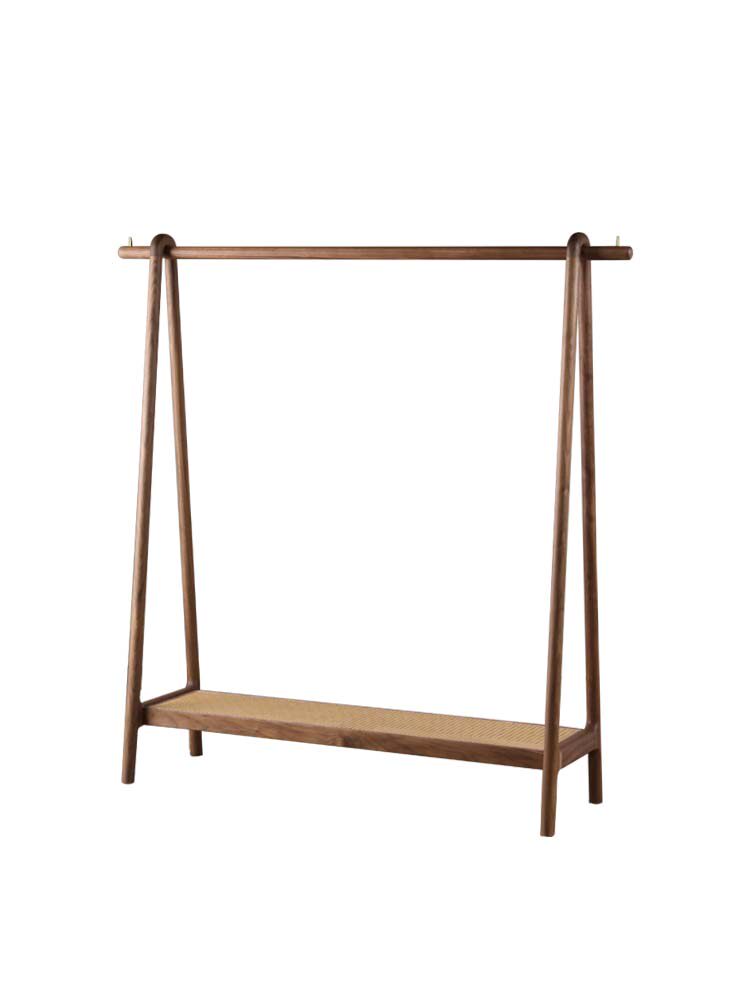 Solid Wood Clothes Rack - Taobao product photo 5