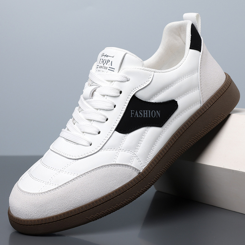 欧洲站小白鞋新款时尚潮流德训鞋百搭户外运动休闲防滑板鞋