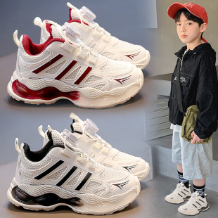 跑步防滑大童透气小白老爹鞋 流行新款 儿童网面运动鞋 子新款 男童鞋