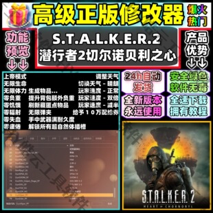 潜行者2:切尔诺贝利之心高端正版修改器Steam自动发货w11系统别买