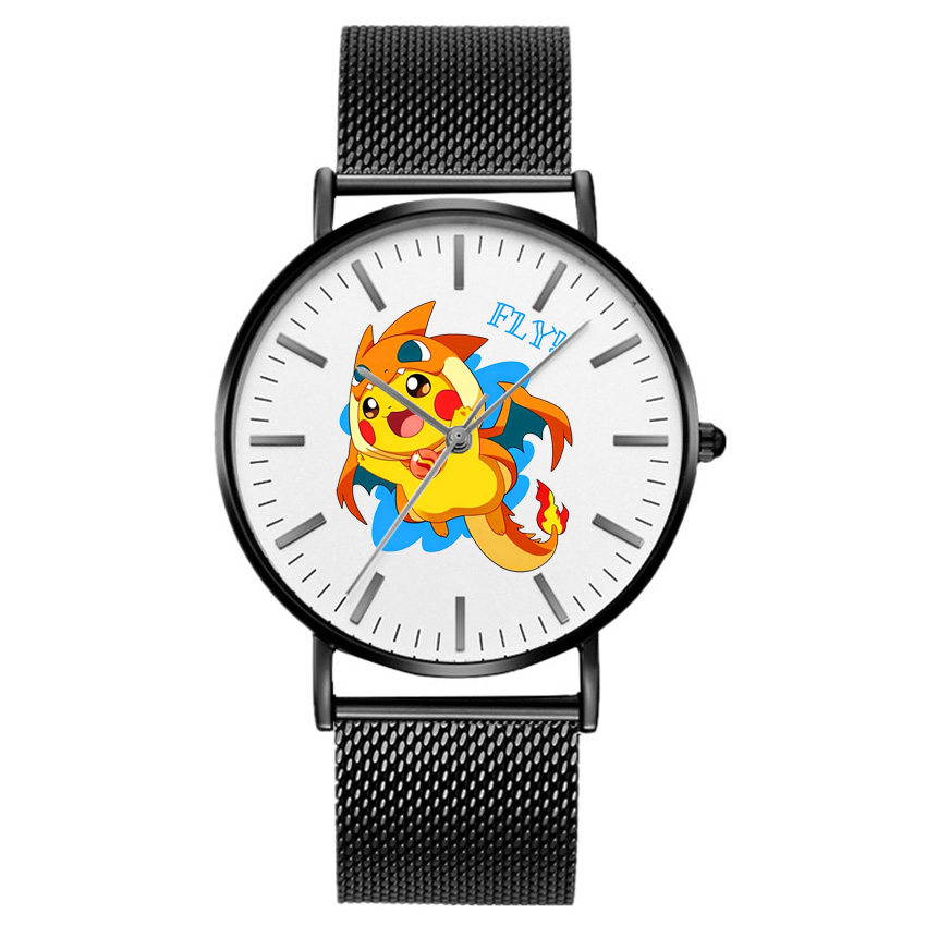 宠物小精灵宝可梦皮卡丘周边手表腕表 动漫周边个性防水手表