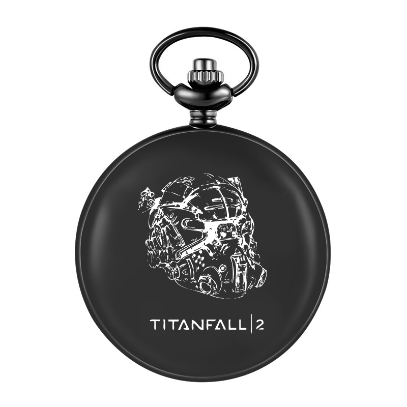 Titanfall泰坦陨落2周边怀表项链吊坠钥匙扣金属挂件 免费刻字