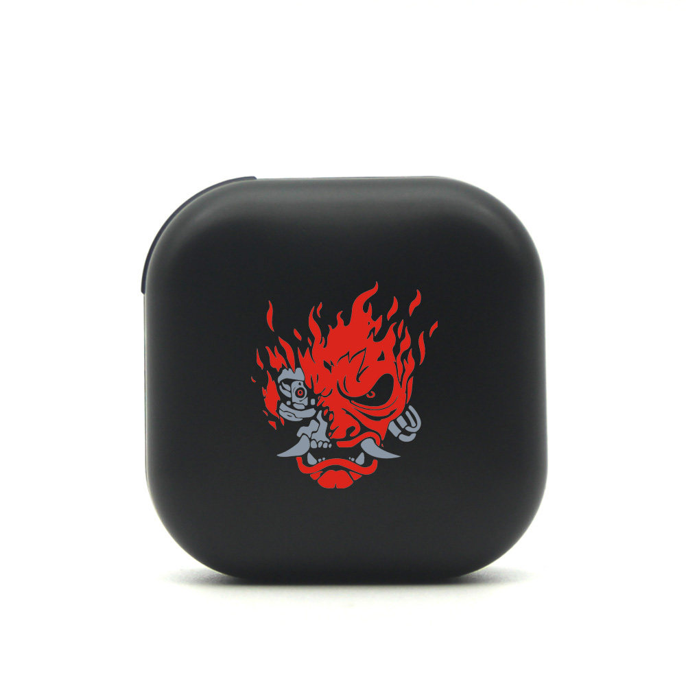 塞赛博朋克2077游戏周边耳机 骷髅头运动无线蓝牙耳机骨传导创意