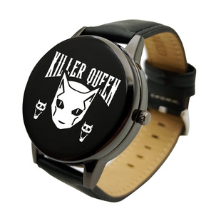 二次元动漫手表 JOJO的奇幻妙冒险周边钟表皇后不灭钻石 石英腕表