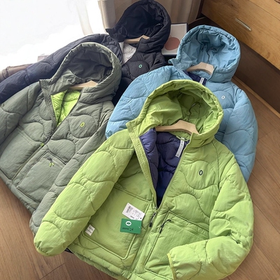 UXINYIHUI宽松连帽棉服