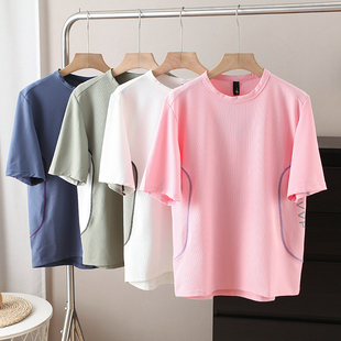 T恤夏 轻薄户外速干透气撞色拼接凉感UV防晒短袖 大厂订单 男女款