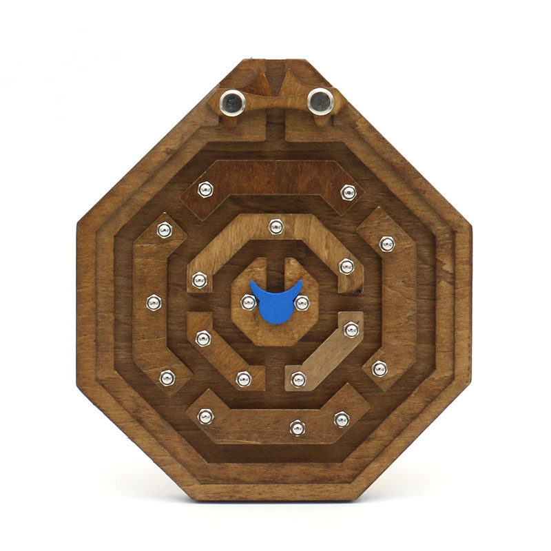 project genius牛头人迷宫minotaurs labyrinth木质益智解谜玩具