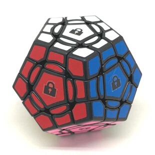 Calvin's开尔文魔中魔五魔方黑色贴纸带圈疯狂异形高难度益智玩具