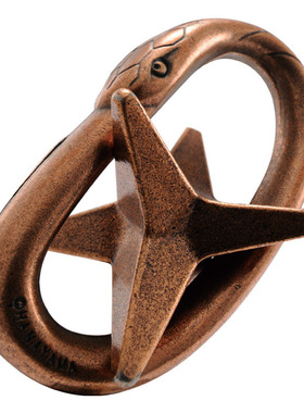 Cast puzzle魔金 Star星日本Hanayama成人金属益智玩具解锁休闲L3