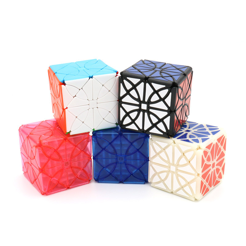 方是lim极光闪蝶魔方 转棱斜转直升机高难度异形魔方儿童益智玩具