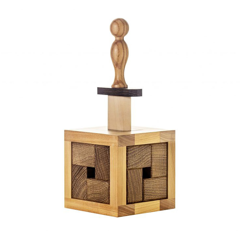 pelikan圣剑excaliburr木质益智解谜玩具高难度孔明锁正版puzzle