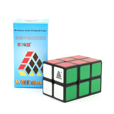 智力乐园Witeden223立方体魔方黑色贴纸偏心不等阶益智玩具二二三