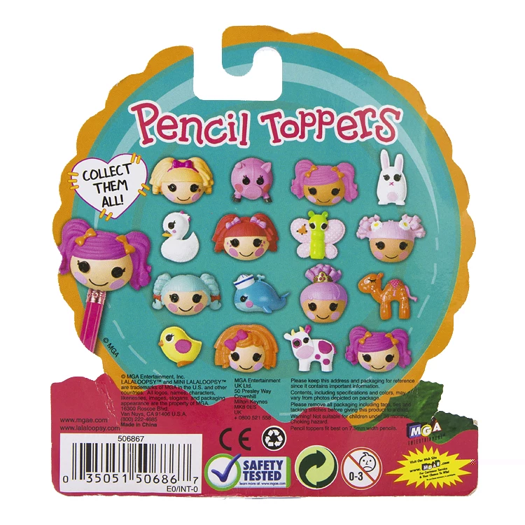 Pencil Toppers кукла Lalaloopsy Lele Angel Детские текстовые карандаши шапка украшение кукла