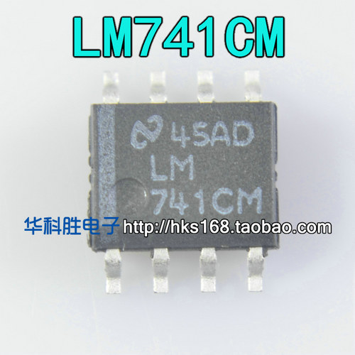 LM741CM LM741 贴片SOP-8 运算放大器