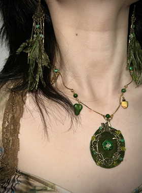 绿野仙踪复古波西米亚风格项链手工打造质感好佩戴舒适田园森系
