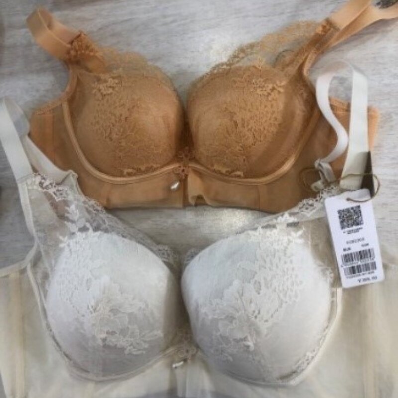 素思码花间私语蕾丝花边无钢圈中厚模杯甜美女士文胸FC82305
