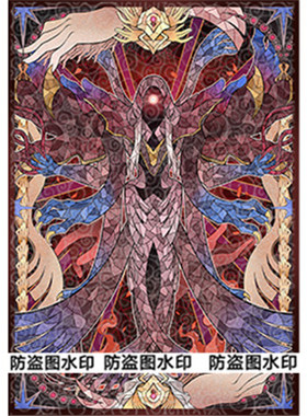 游戏王卡套百臂之手不可见之手SP22保护牌套镭射闪套官套尺寸现货