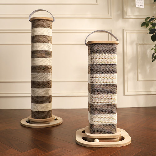 猫抓板抓柱瓦楞纸耐抓耐磨不易掉屑猫爬架猫咪磨爪自嗨玩具猫用品