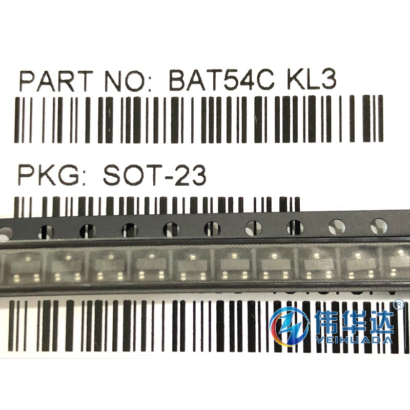 BAT54C KL3 0.2A 30V 贴片三极管SOT-23 全新（100只）