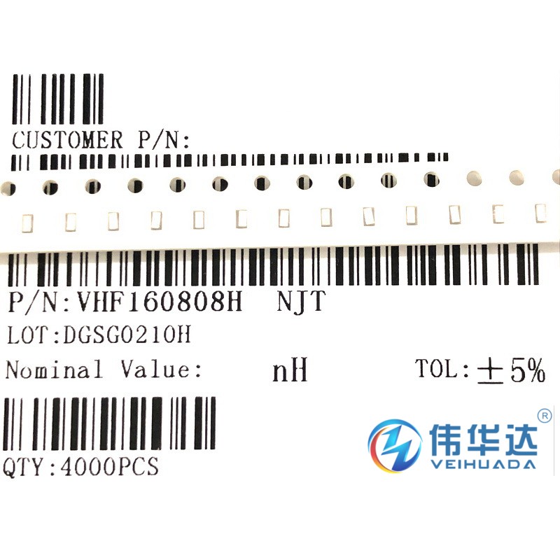 原装现货 0603贴片高频电感 15nH ±5% 300mA VHF160808H15NJT 电子元器件市场 电感器 原图主图