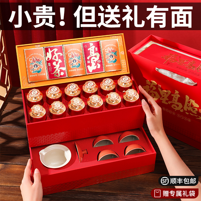 2024龙年新年礼物送爸爸妈妈生日给父母长辈实用的春节礼盒过年小