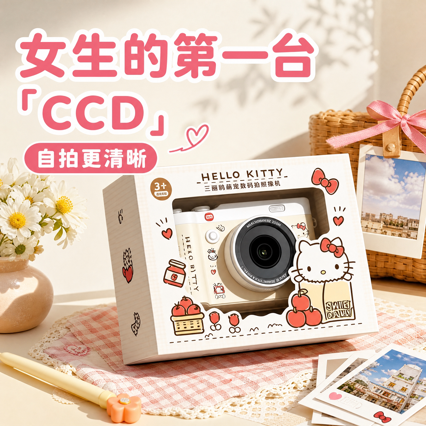 生日礼物女生送女朋友闺蜜女孩实用的高级感ccd照相机初中学生党
