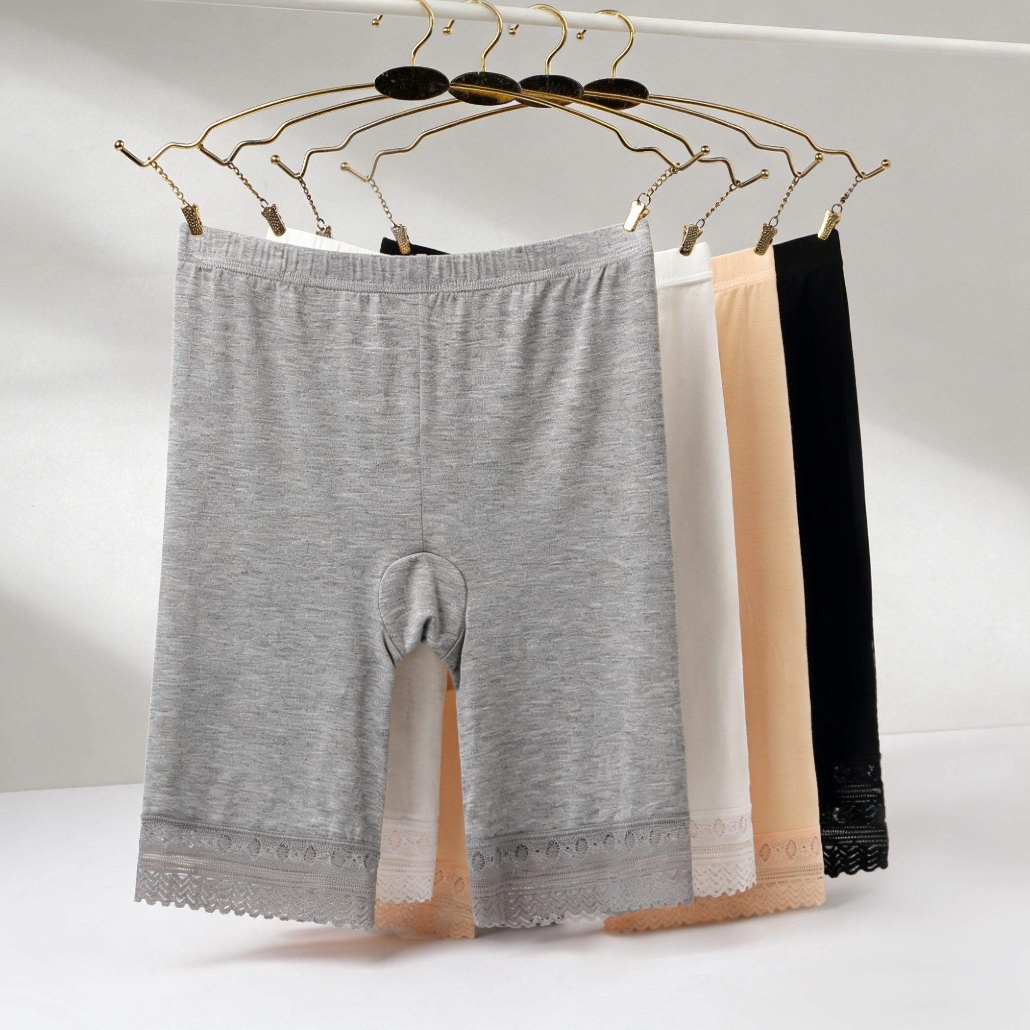 裙子安全打底裤薄莫代尔安全平角四角内裤三分5分防走光短好质量